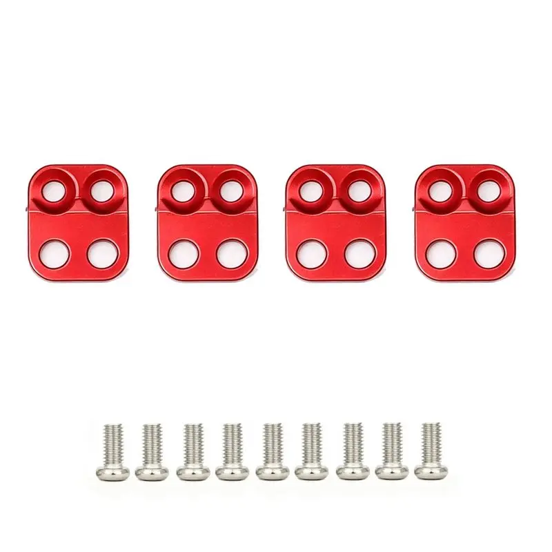 ABUM-Front Rear Shock Towers Mount For 1/30 RC Crawler For AXIAL SCX30 Ford Bronco Jeep Wrangler JLU Upgrade Parts