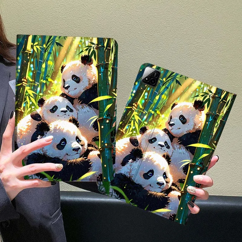 

Cartoon Anime Panda Cute Tablet Case For Xiaomi Redmi Mi Pad 5 6 6s 7 SE Pro Max Ultra 12.4 12.5 14 inch
