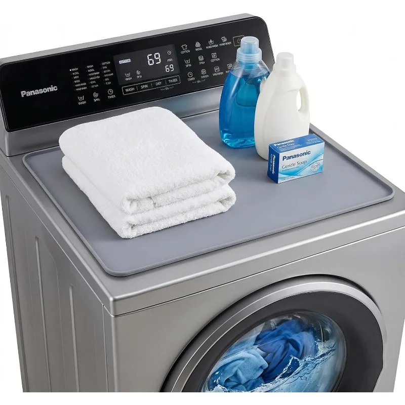 silicon-washer-and-dryer-topper-protector-mat-laundry-washing-machine-top-cover-non-sliplarge-waterproofwasher-and-dryer-cover