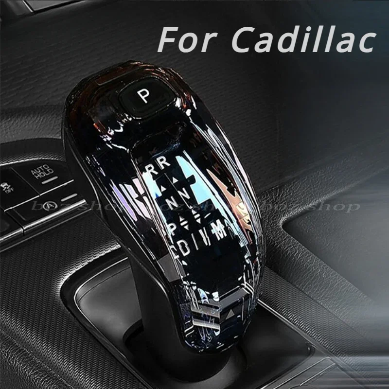 For Cadillac XT4 XT5 XT6 CT5 CT6 2018 2019 2020 2021 2022 2023 Car Crystal Shift Knob Head Interior Refit Parts car Accessories