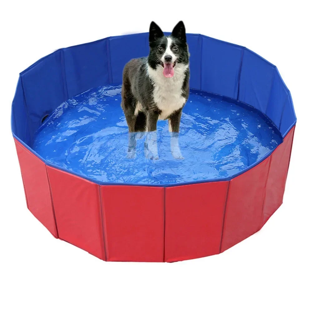 Piscina plegable para perros, bañera para mascotas, piscina para perros pequeños, interior, exterior, baño fresco, bañera de lavado, accesorios para mascotas