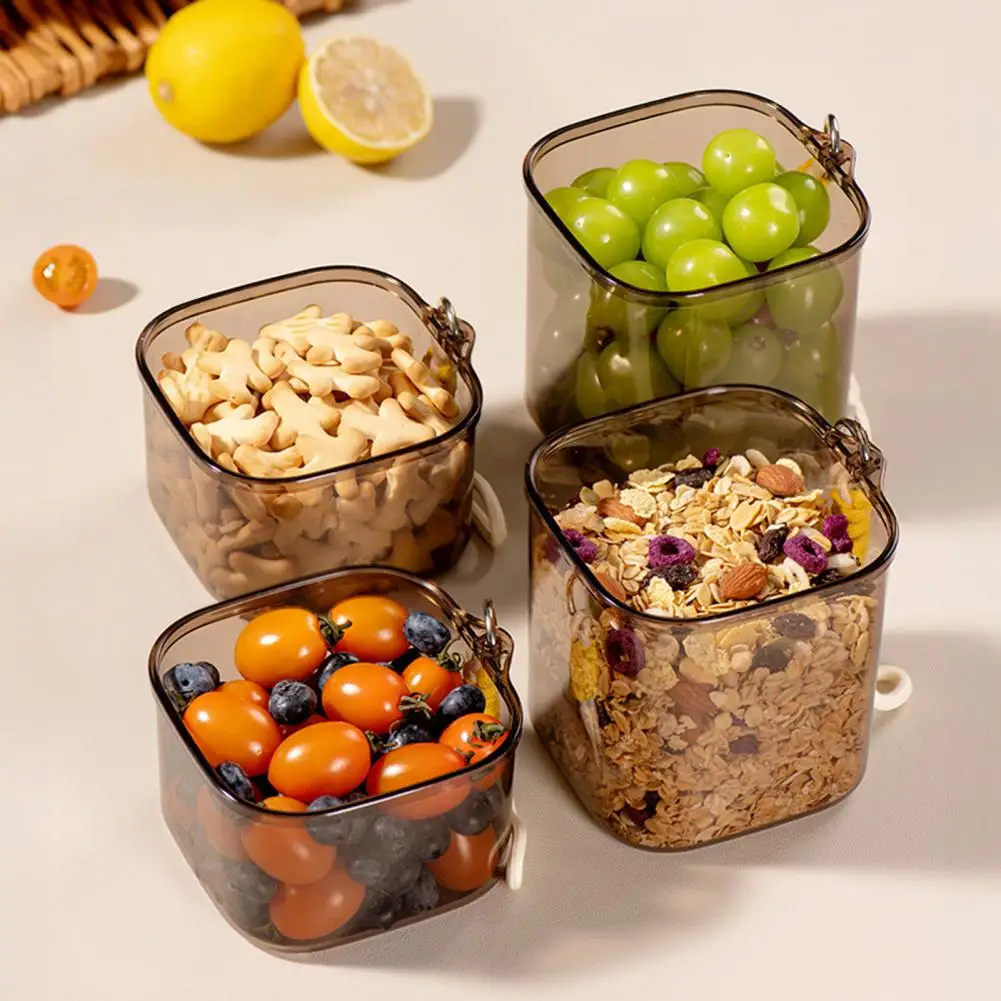 

Milk Powder Can with Spoon Separation Design Triple-Sealed Moisture Proof Light-Proof Tank 400ml 800ml Handle Storage Container