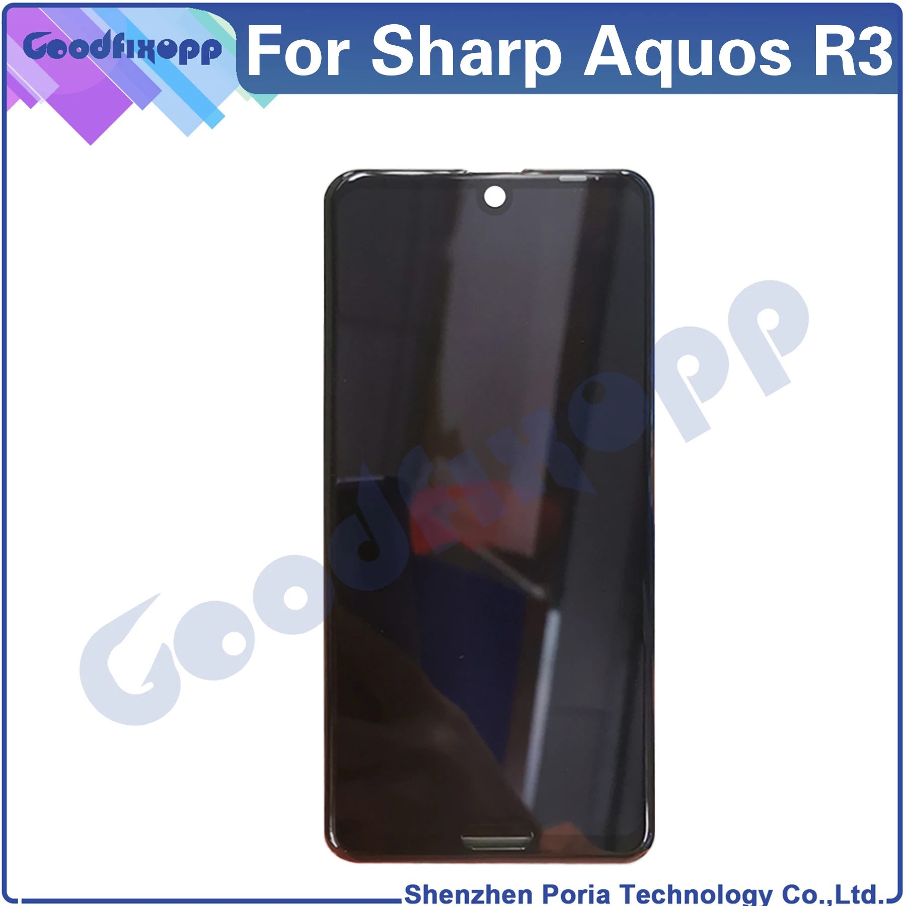 Imagem -02 - Lcd Display Touch Screen Digitizer Assembly Substituição de Peças de Reparo Apto para Sharp Aquos r3 Sh04l Shv44 Shv40 808sh