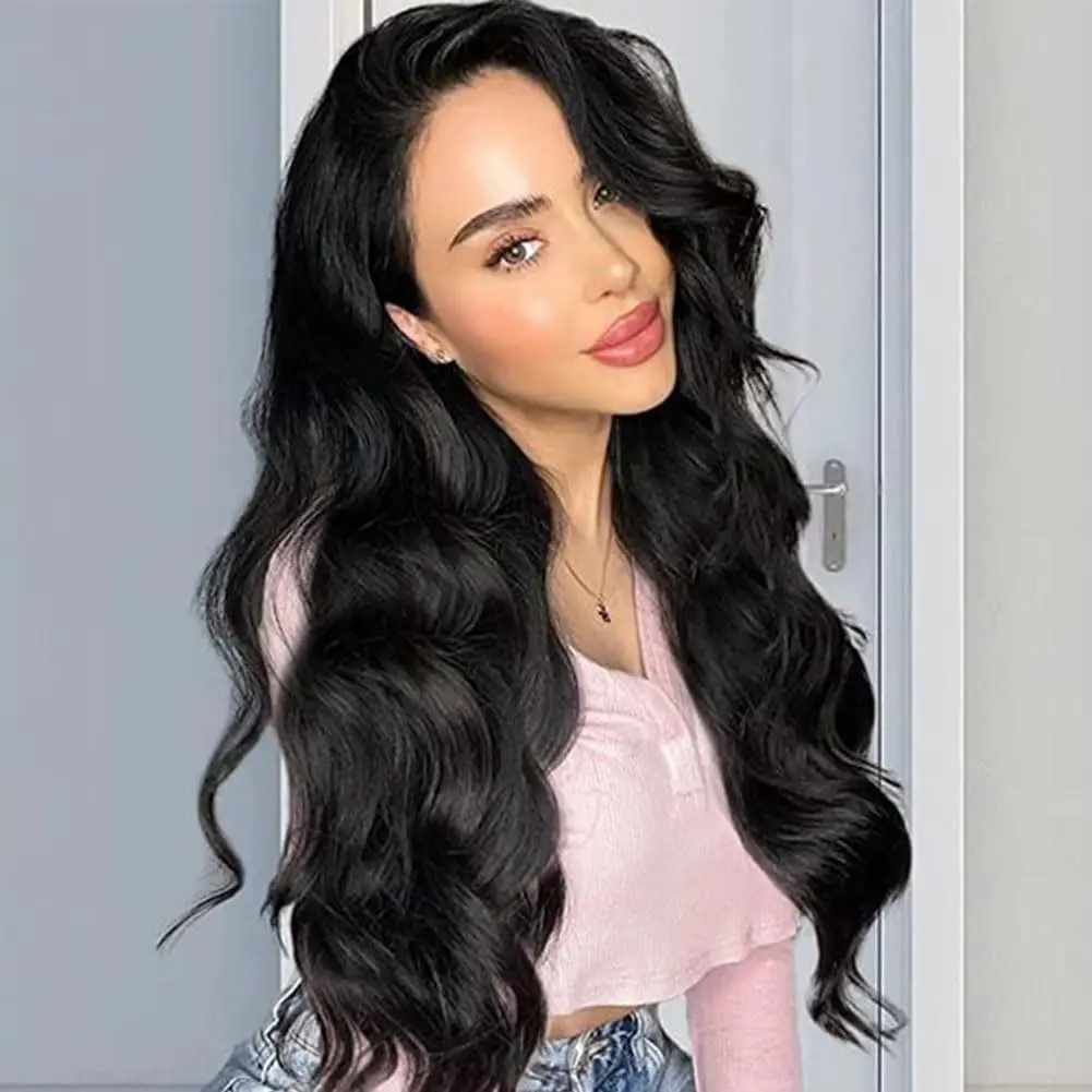 Rosabeauty 40Inches HD 13X6 Transparent Body Wave Lace Frontal Wig Front Human Hair 5X5 Ready To Wear Glueless Wig 250% Density