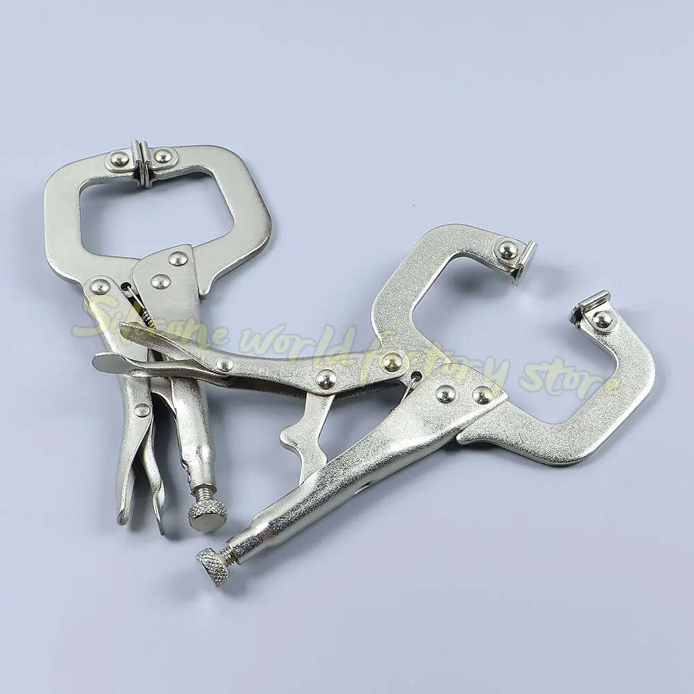 Silicone World 6Inch Multifunctiona Powerful Plier C-type Pliers Universal Pressure Pliers Clamp Welding Woodworking Fixing Tool