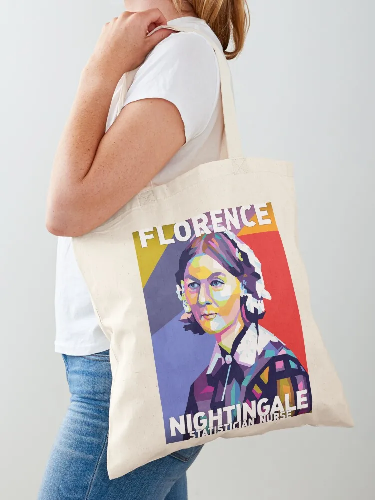 

Florence Nightingale Tote Bag supermarket folding bag canvas tote bag Reusable bags bags for women