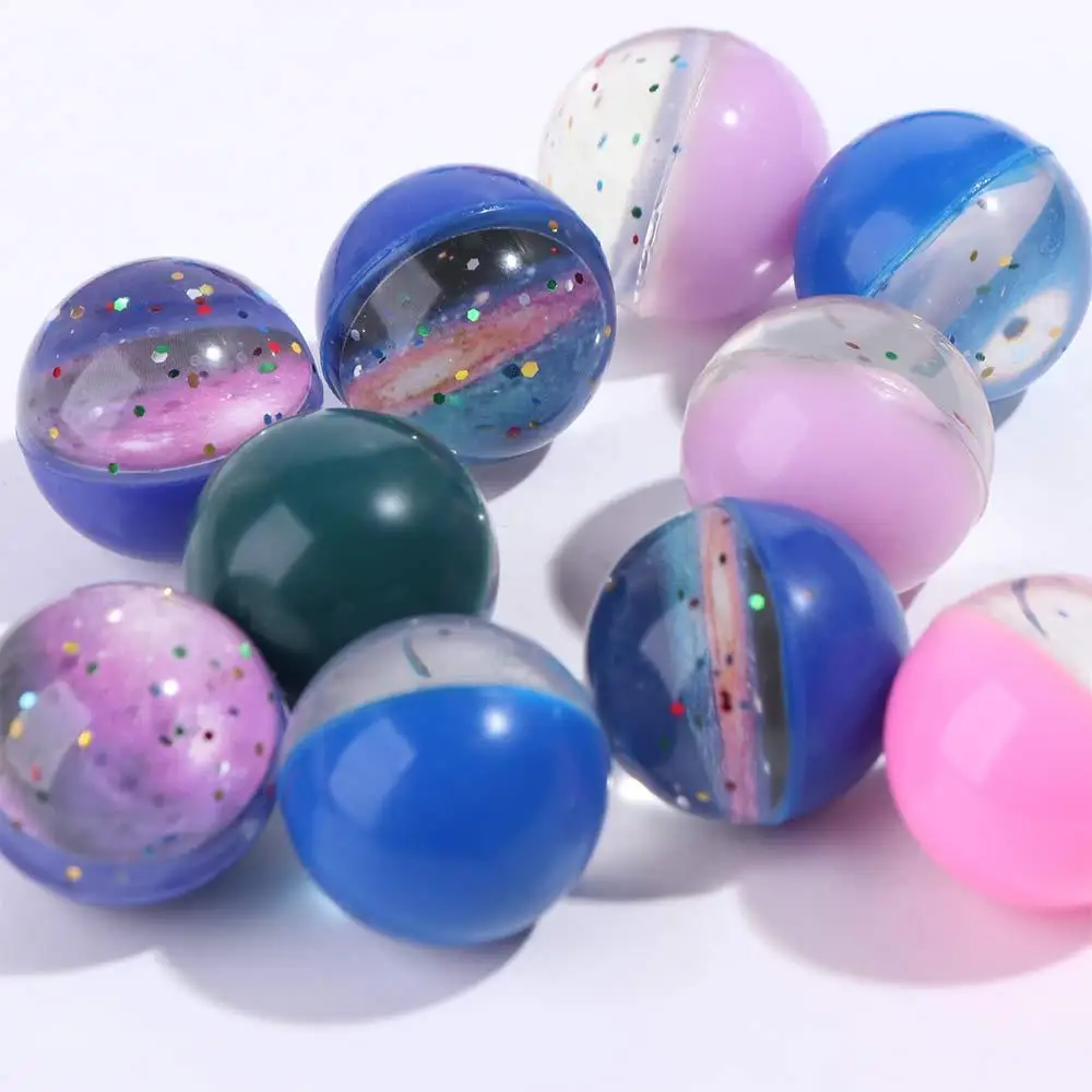 10pcs Galaxy Solar System Planet Balls Foam Bouncy Ball Space Planets Ball Eight Planets Starry Sky Galaxy Foam Ball Theme Party
