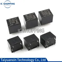 5Pcs 10A Relay HF3FF - JQC - 3FF - 5VDC - 1ZS 12VDC -1ZS 24VDC-1ZS(551) 5Pin DIP5 HF- JQC-3FF - 5V 9V 12V 24V DC Relays