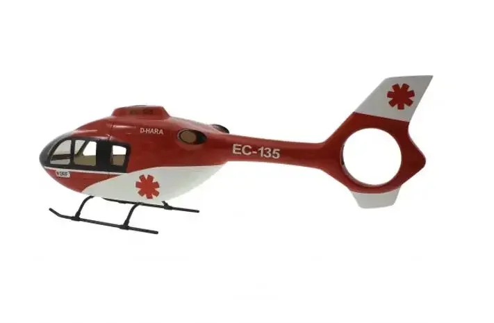 450 rozmiar EC135 wstępnie malowany kadłub śmigłowca RC Copter Body