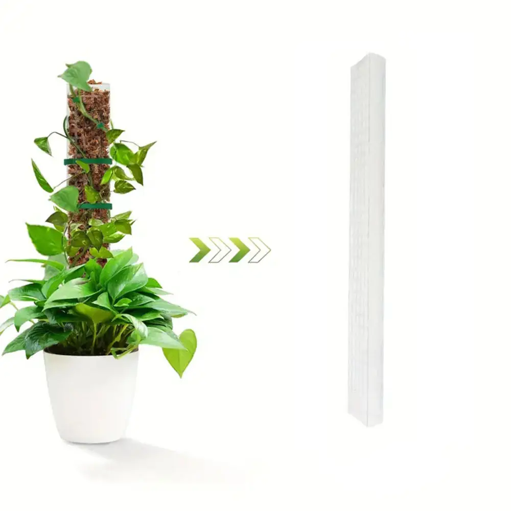 Semi Circular Plant Support Stick Moss Pole Vertical Climbing Trellis For Monstera Pothos Indoor Garden Decoration Stakes