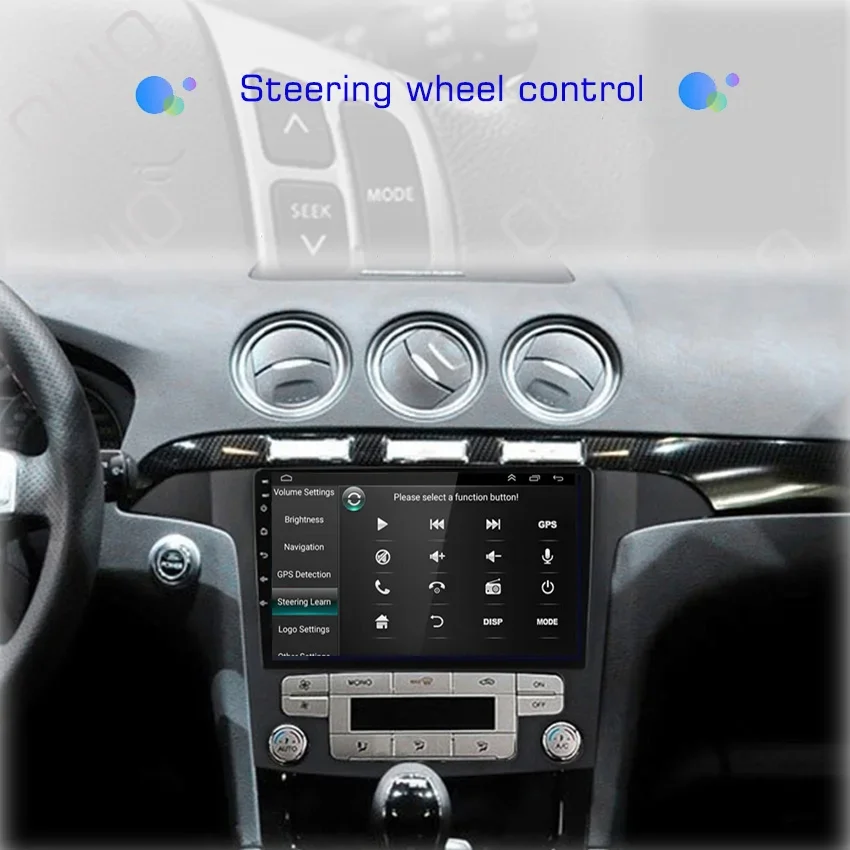Android 15 WIFI+4G Stereo Car Radio For Ford S Max S-MAX 2007-2015 Multimidia Video Player Auto CarPlay GPS DVD 2Din BT 2K QLED