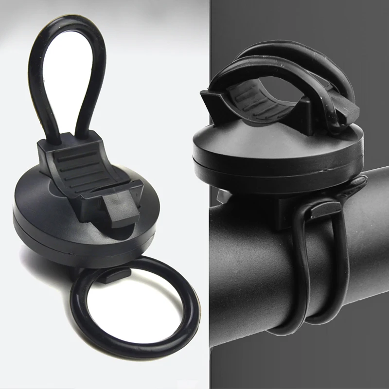 

2Pcs Bicycle Lamp Clamp Bracket 360-degree Rotation Handlebar Clamp Flashlight Mountain Bike Front Flash Fixing Brackets