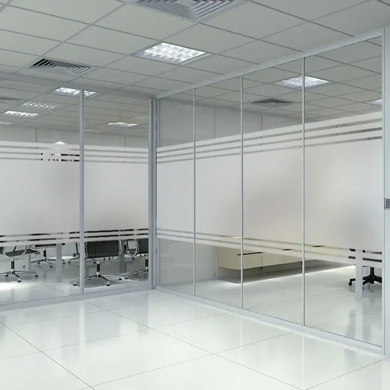 

Electrostatic matte sticker office glass partition film sliding door anti-collision stripe matte anti-peeping and anti-light