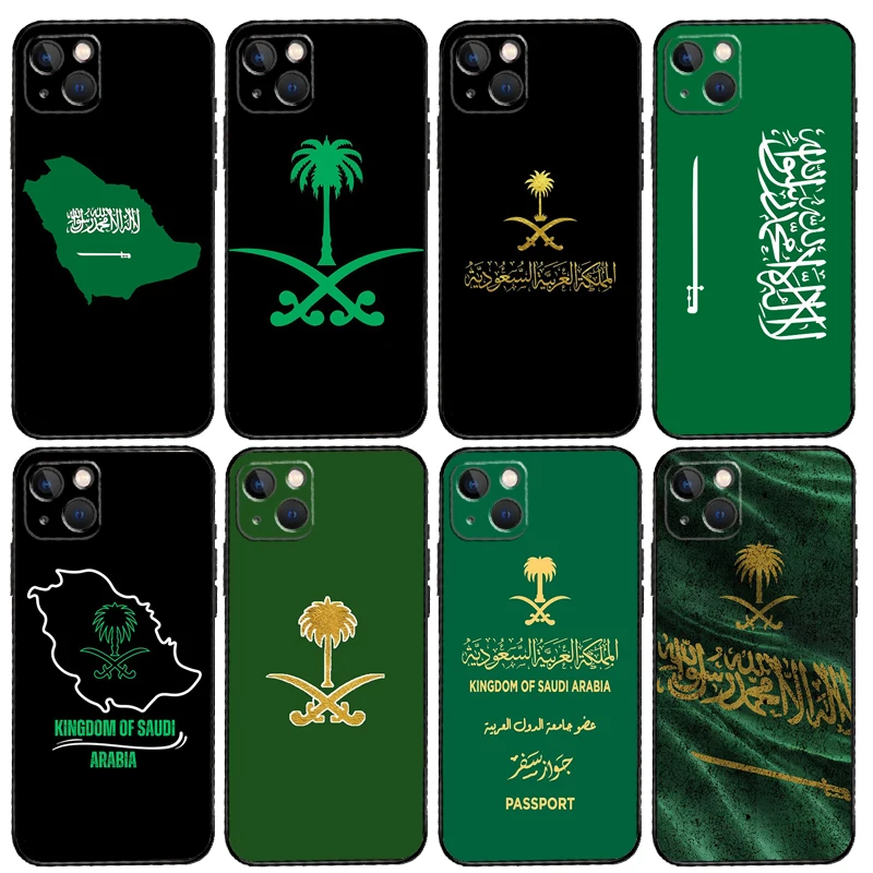 Kingdom of Saudi Arabia Flag Phone Case For Samsung Galaxy S25 Ultra S20 S21 S22 S23 S24 S9 S10 Plus S24 FE S25 FE Cover #1