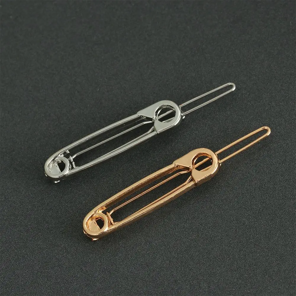 Jewelry Fashion Brooch Pin Shape Hair Accessories Headress Girls Hairpin Hair Clips for Women Safety Pin Hairpins Barrettes