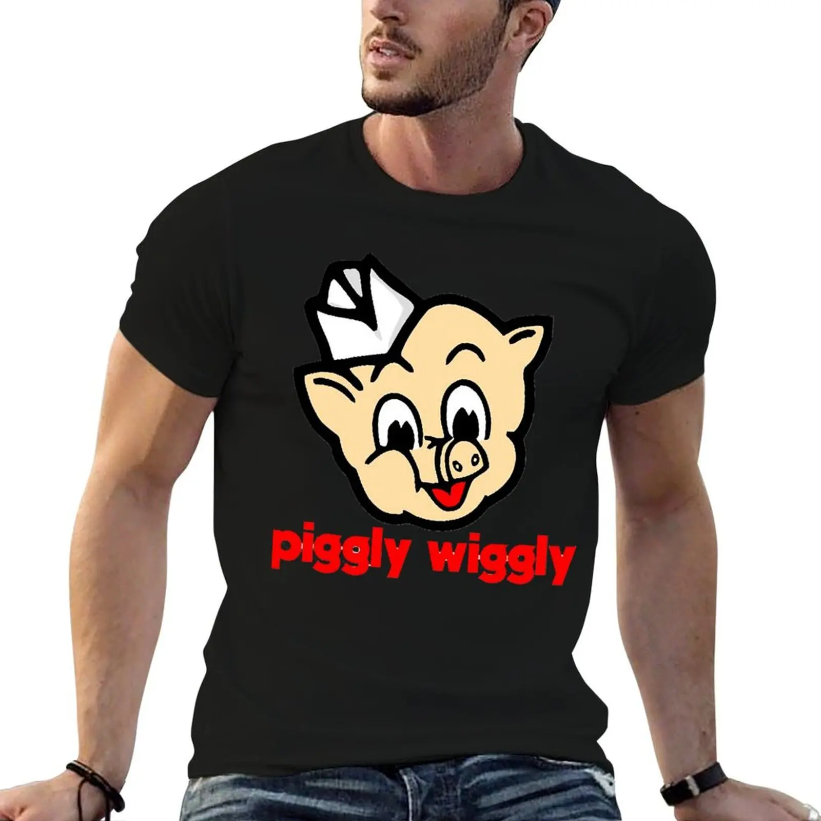 

shirts man Wiggly shirt cotton designer T-Shirt t Piggly t