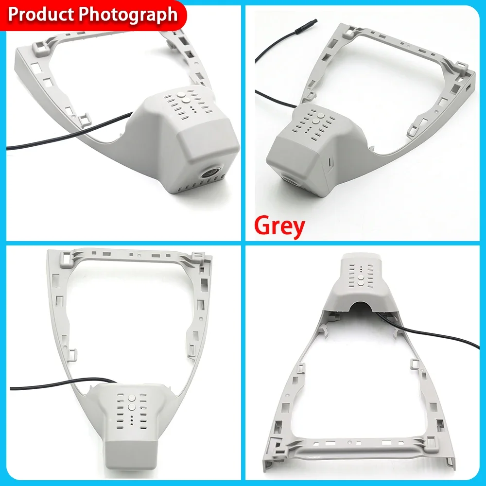 كاميرا Wiifi 4K Dash لسيارة Volkswagen VW ID.7 ID7 ID 7 2023 2024 2025 DVR كاميرا خلفية أمامية التوصيل والتشغيل مسجل فيديو للرؤية الليلية #6