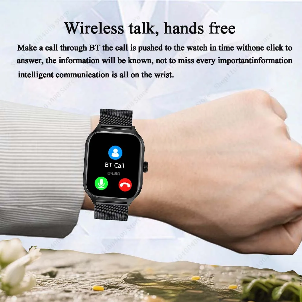 Vitality Smartwatch Uomo e donna Versione globale Chiamata Bluetooth Regalo di Natale Foto Salute Tracker Smartwatch multifunzione