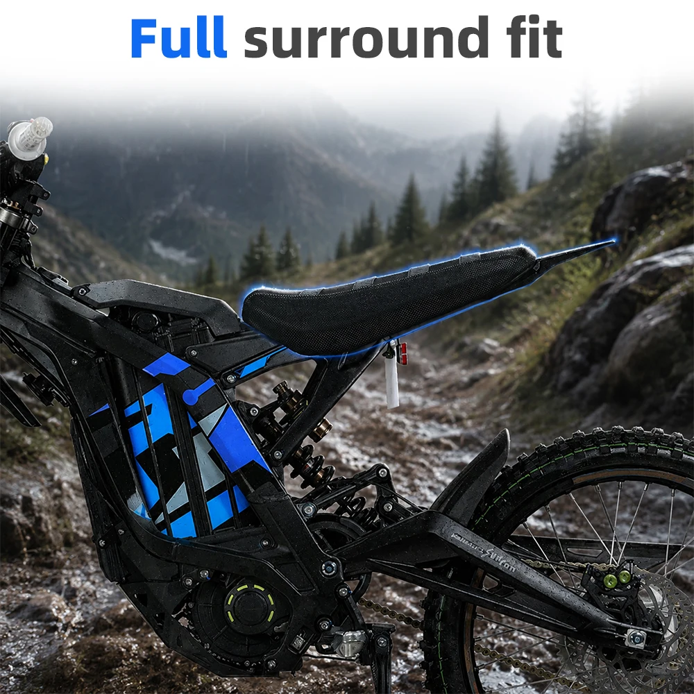 Motorcycle Non-slip Seat Cover For Surron Light Bee X S For Segway X160 X260 Electric Dirt Bike E-bikes PVC Motorcycles Parts view 6