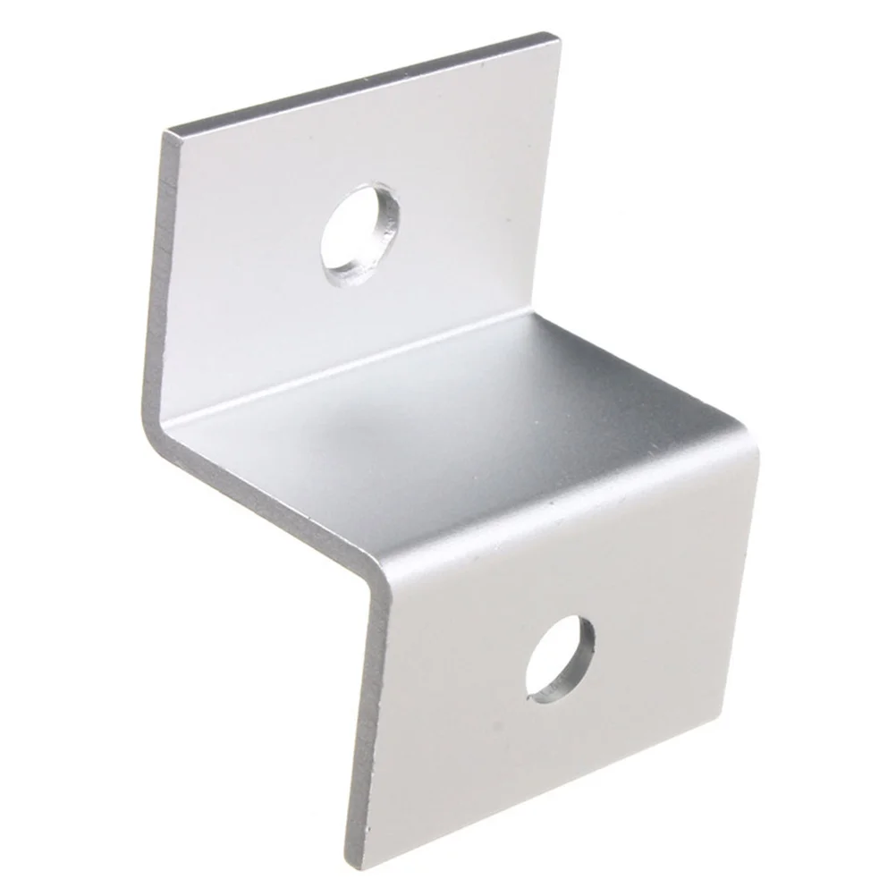 4Pcs Solar Panel Z-Bracket Mount Heavy Duty Aluminum Cooling Gap Compatible for Rv Roof Wall Boat and DIY Frame Setup