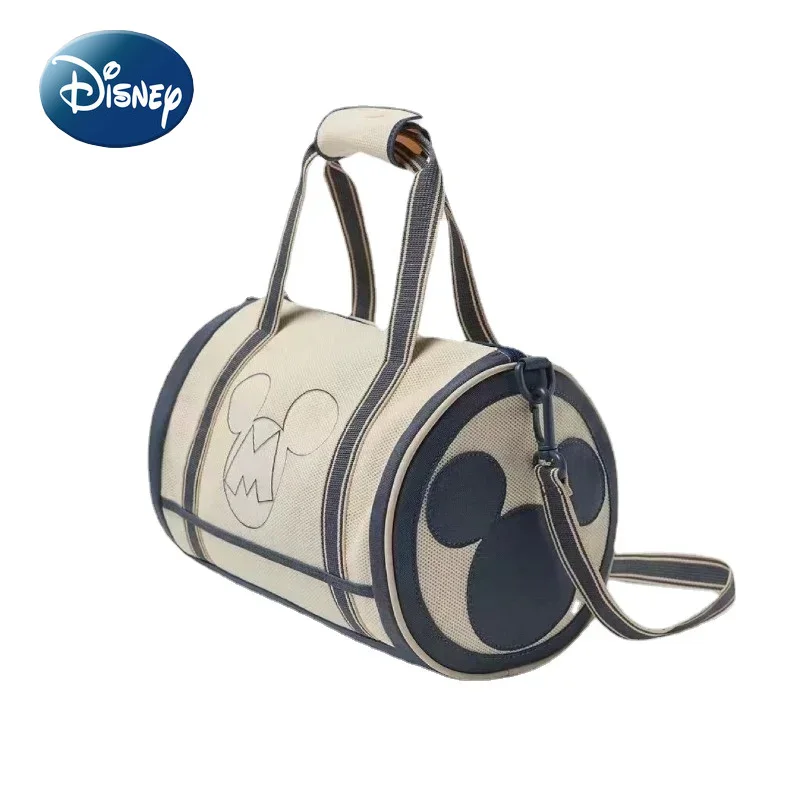 Disney New Children\'s Large-capacity Handbag Casual Simple Breathable Mickey Printed Shoulder Crossbody Bag Unisex Outdoor