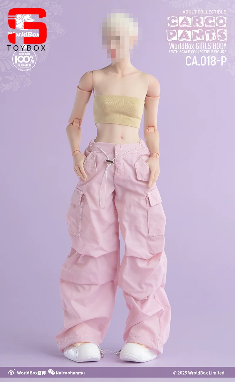 Worldbox CA018 GS005 1/6 pantalon de travail multi-poches chaussures solides à semelles épaisses modèle adapté 12 ''femme soldat figurine corps poupées
