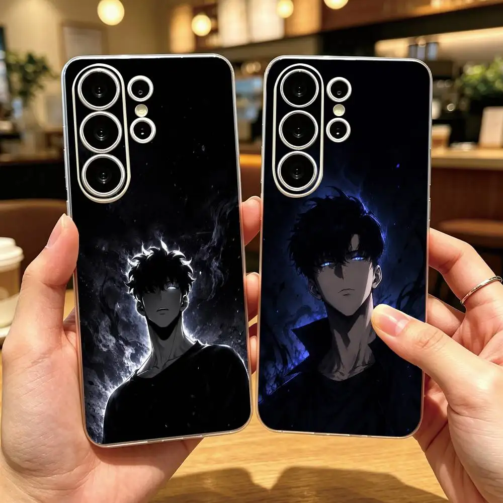 Game SoloES LevelingES ARISES Phone Case For Samsung S25,S24,S21,S22,S23,S30,Ultra,S20,Plus,Fe Transparent Cover Gift