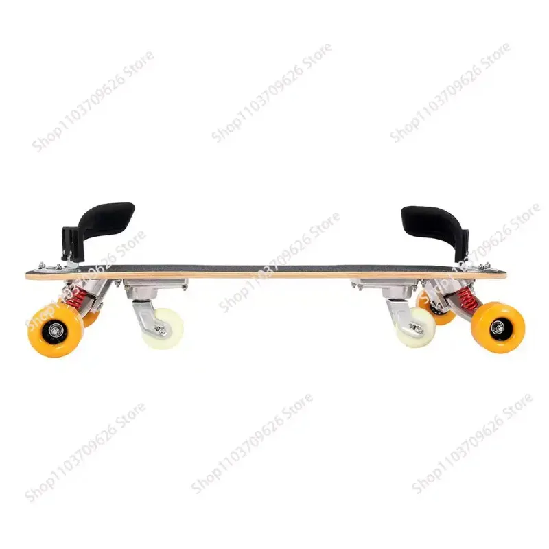 Dryland Land Ski Board, Male Female Simulated Ski Practice Board, Snowboard Training Aid