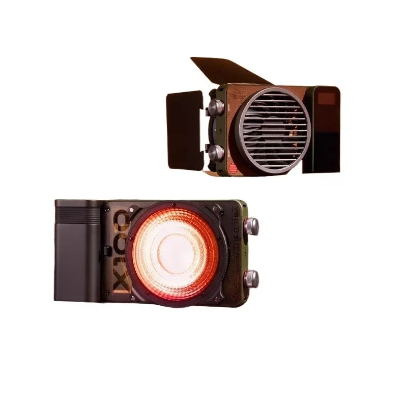 Power King X100RGB photography filling light portable outdoor camera shooting special pocket lighting light vide