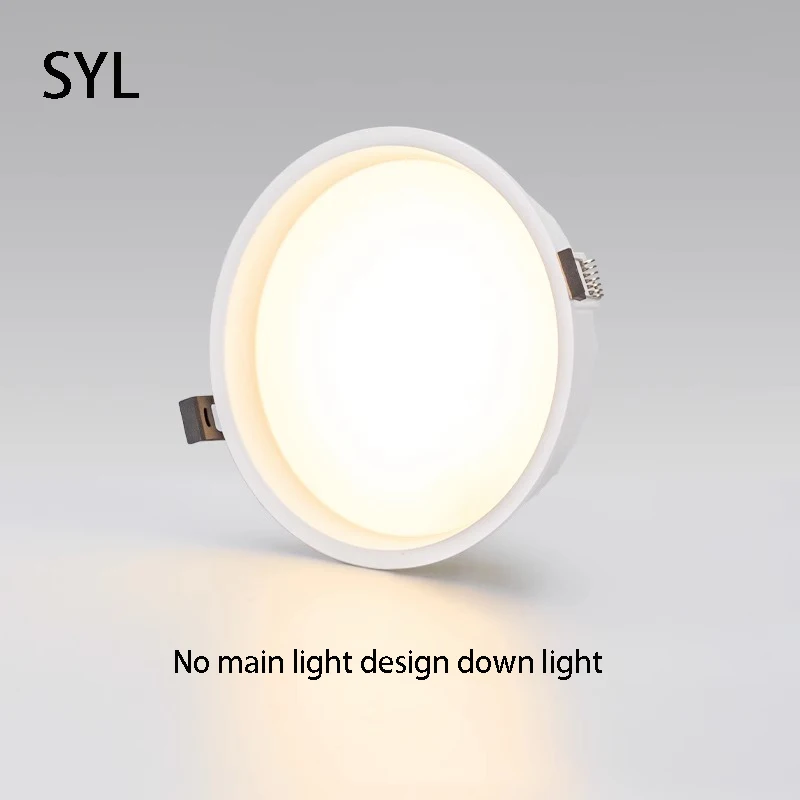 Inbouw Led Down Light Smalle Rand Anti Glare Downlight Opening 75Mm Plafondlamp Voor Huis Woonkamer Keuken Gang Veranda