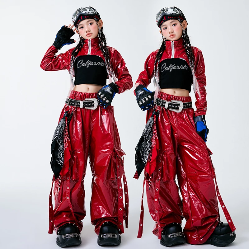 costume-de-danse-jazz-pour-enfants-tenue-de-spectacle-kpop-2025-costume-de-spectacle-de-danse-rouge-pour-filles-pantalon-shuffle-mode-hip-hop-streetwear-2781