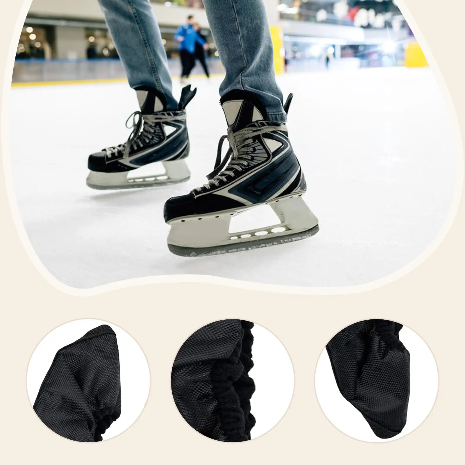 

2x Ice Skate Guard Ice Skate Shone Cover Protection Accessories for Hockey Shoes