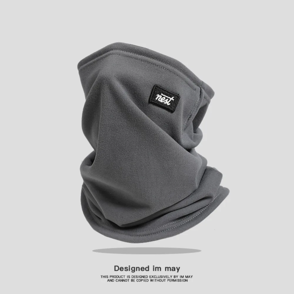 

Lightweight Warm Hiking Scarves Headwear Balaclava Style Neck Warmer Unisex Solid Color Cycling Face Cover Outdoor