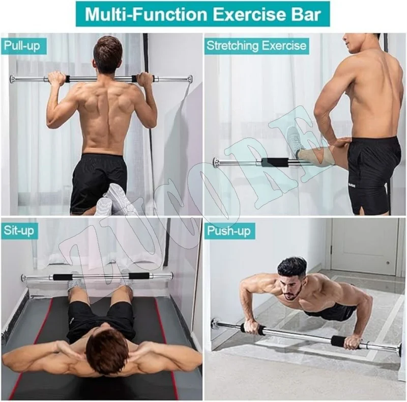 المنزل الصالة الرياضية الثقيلة قابل للتعديل سحب ما يصل بار الجزء العلوي من الجسم ممارسة المدخل سحب ما يصل بار معدات التمرين الصلب المنزلية