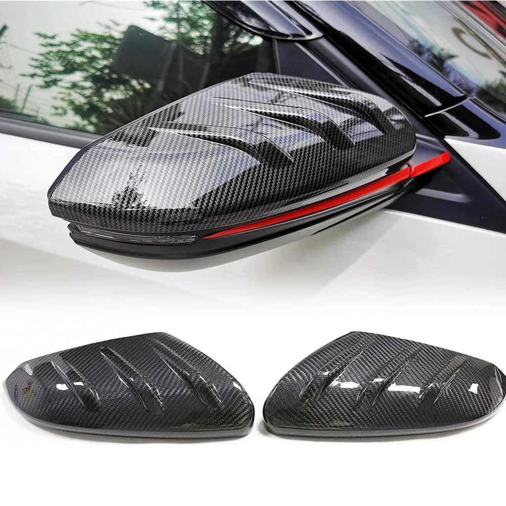 

Carbon Fiber Mirror Cap Covers For Honda Civic 10th Generation Sedan Coupe Hatchback - Add-on Type 2016-2021