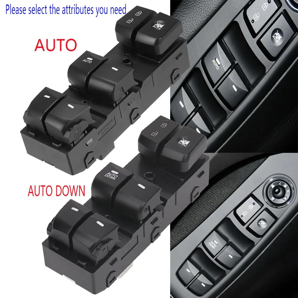 

Electric Power Window Control Switch for Hyundai Elantra 2012 2013 2014 2015 2016 Front Left Glass Lifter Button Car Accessories