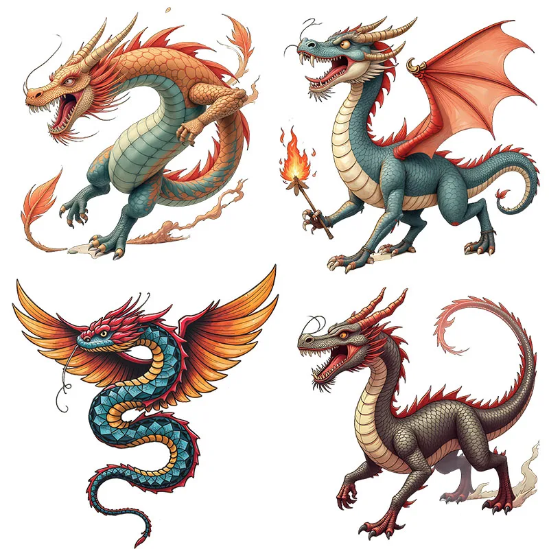 Three Ratels CFN56 power flying dragon Wall stickers for home decoration iPad decals Personalized car stickers