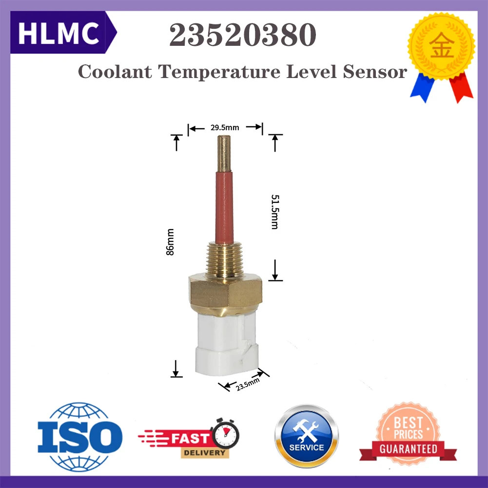 

23520380 23515397 23526905 Coolant Temperature Level Sensor Compatible with Detroit Diesel Series 60 Engines