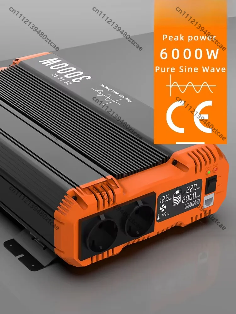 KST-3000W-24V Pure Sine Wave Inverter 3000W Rated Power DC To AC Converter Home Car Outdoor Power Conversion Device