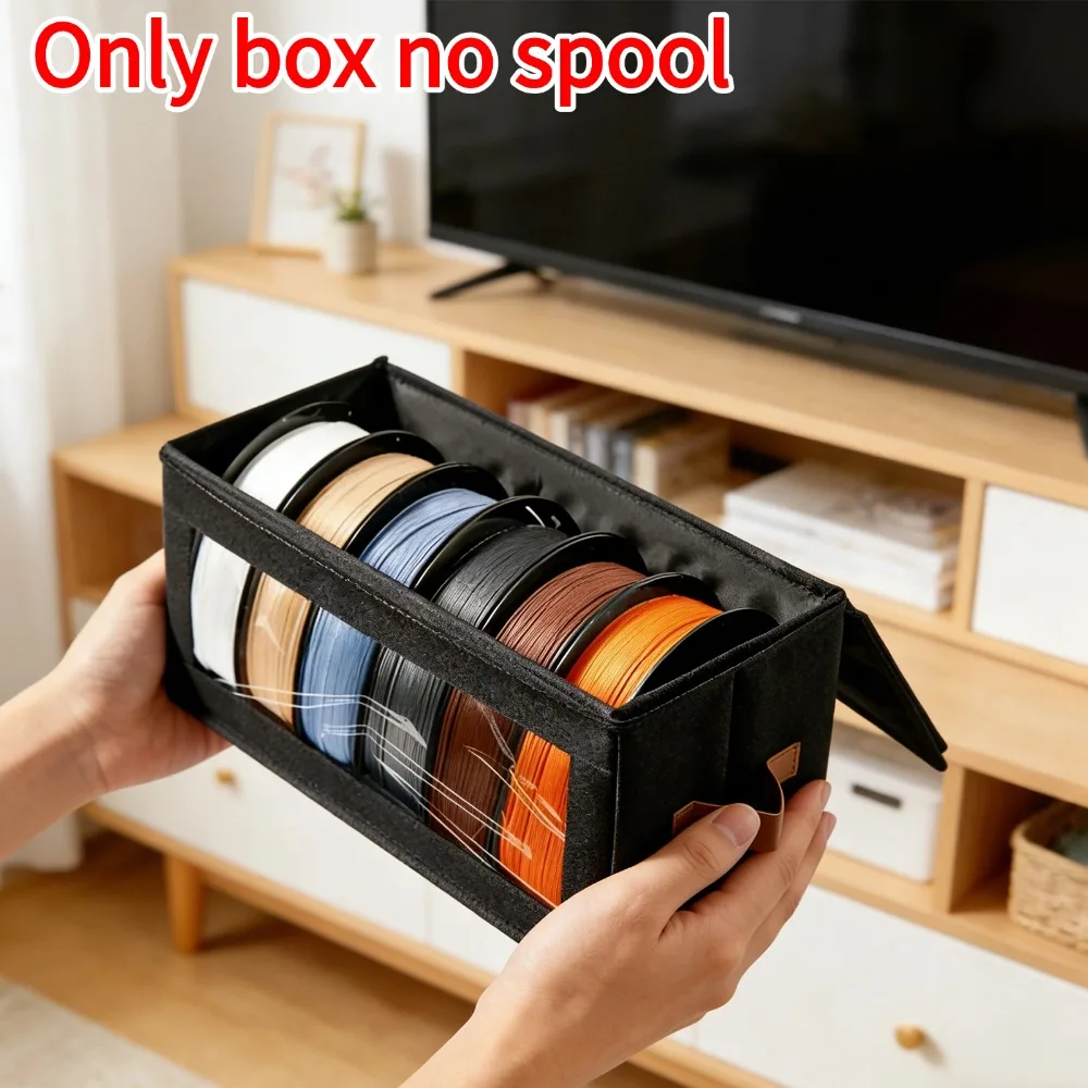 3D Printer Filament Storage Containers with Desiccants Filament Dehumidifier Storage Cabinet 4 Spools 1KG Stackable for Home