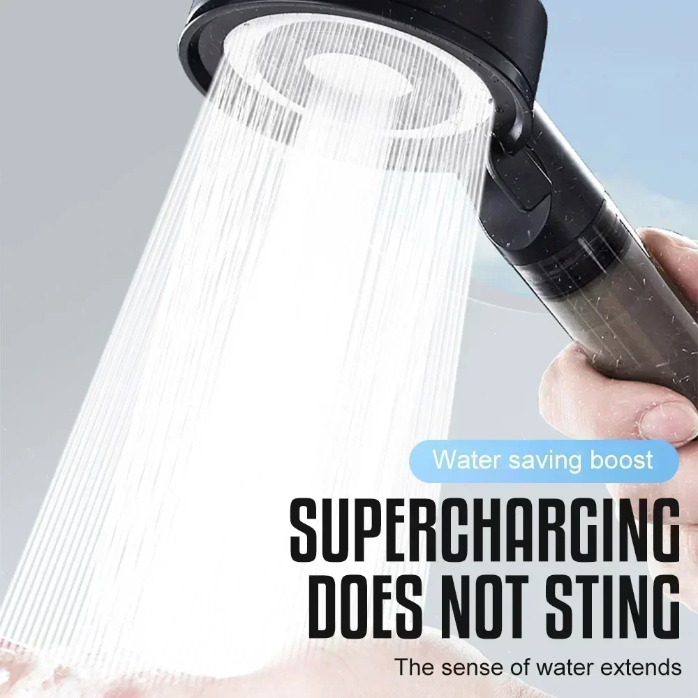 Handheld Shower Head 5 Speed Adjustment Bathroom Shower Head  Water Saving Nozzle Portable Shower for Bathroom Accessories