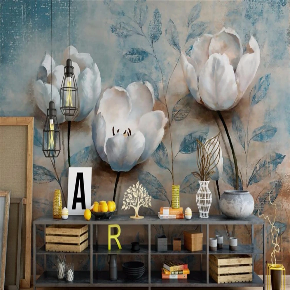 Custom papel de parede 3D Photo wallpaper for walls 3 d Painting Large Mural Wallpaper Living Rom Wall paper Coverings Stickers