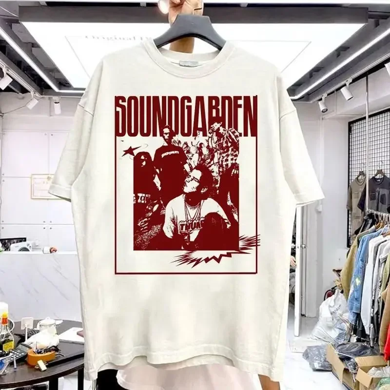 Reprint Soundgarden Band Poster 90s Remake design T shirt NH21911