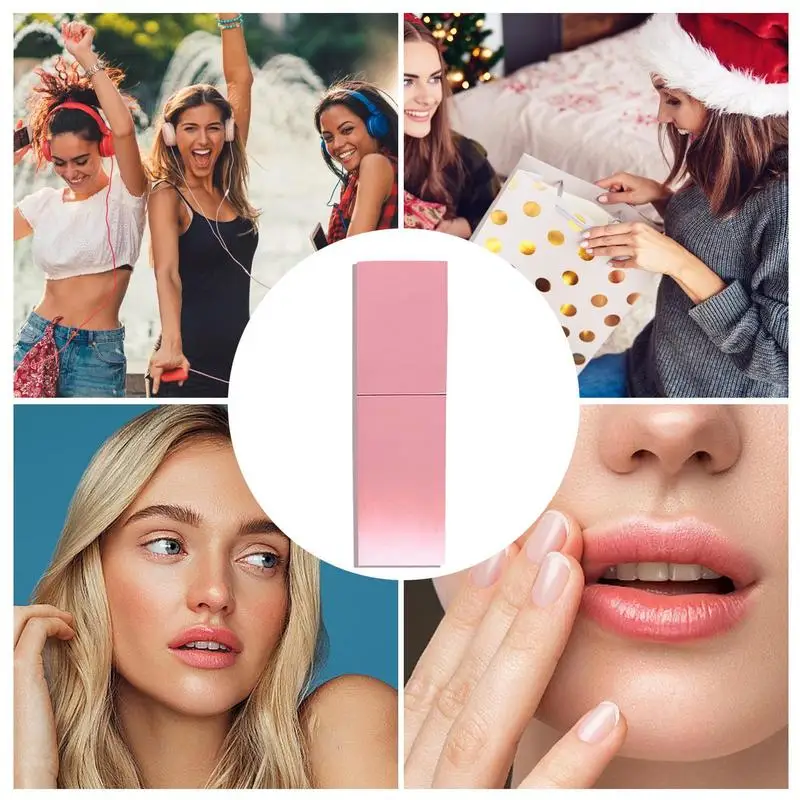 Water Glow Lip Gloss Long-Wear Non-Sticky Lip Stain Mirror Effect Waterproof Lip Gloss Women Daily Lipstick Liquid Lipstick Long