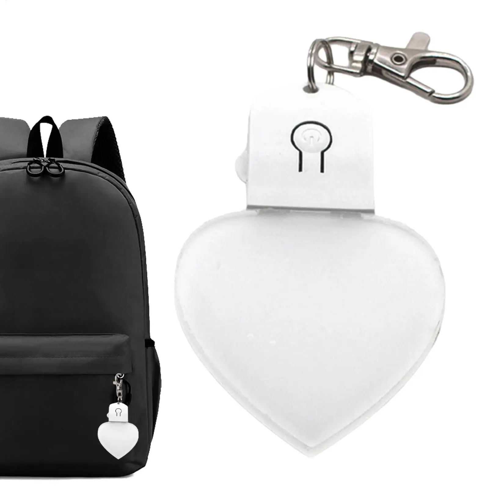 Leuchtendes Herz für Tasche, Handtaschen, Anhänger, Geldbörse, Must Haves, leuchtendes Herz, Nachtlicht, Handtaschen, LED-Lampe für Damen, Geldbörsen