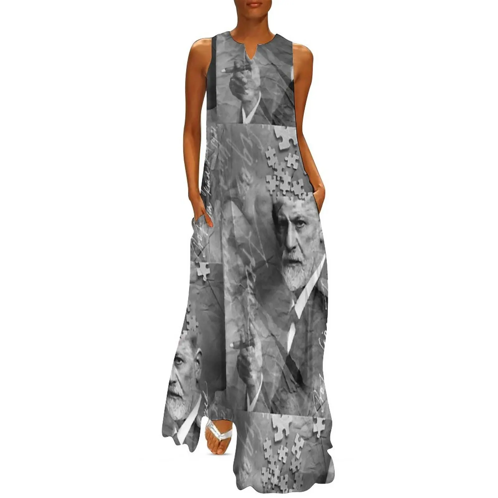 

Freudify by PlayWork Long Dress chic and elegant woman dress dress for women 2025 summer dresses ladies 2025