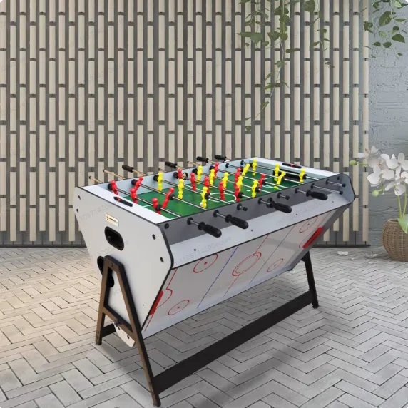 3-In-1 multifunctional game table, pool table, football table