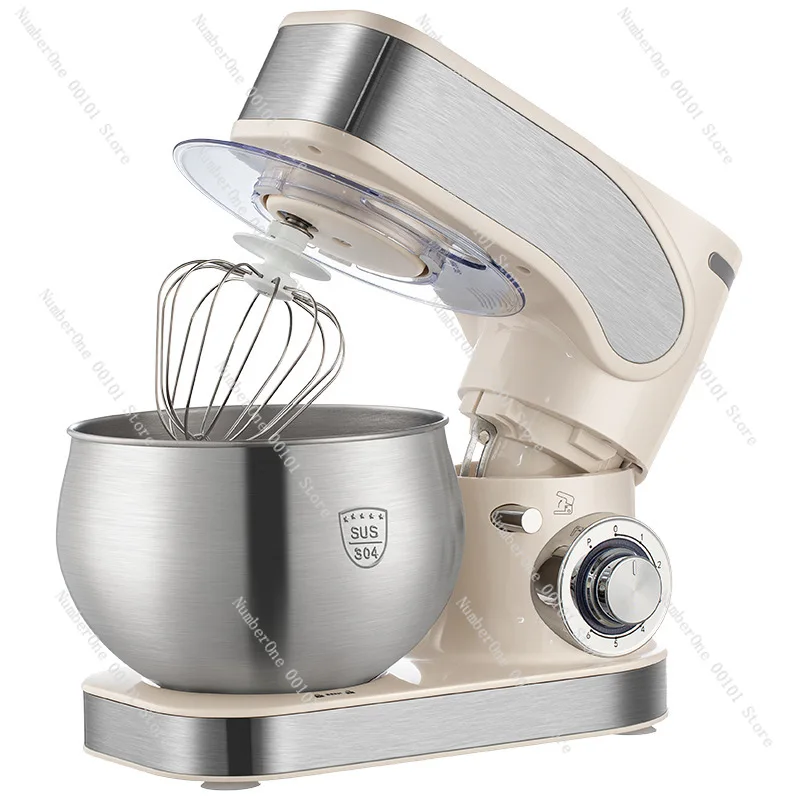 5L Multifunctional Stand Mixer, Small Automatic Cream Whipper & Dough Kneader, Electric Kitchen Mixer for Home Baking