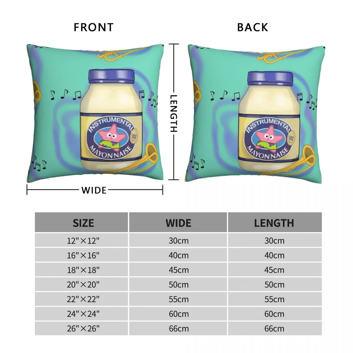 Is Mayonnaise An Instrument Pillowcase Polyester Linen Velvet Creative Zip Decor Sofa Seater Cushion Cover