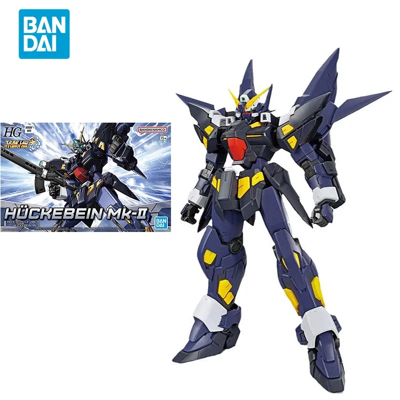 Bandai Original Super Robot Wars OG Anime Model HG 1/144 HUCKEMEIN MK-Ⅱ Action Figure Assembly Model Toys Gifts for Children